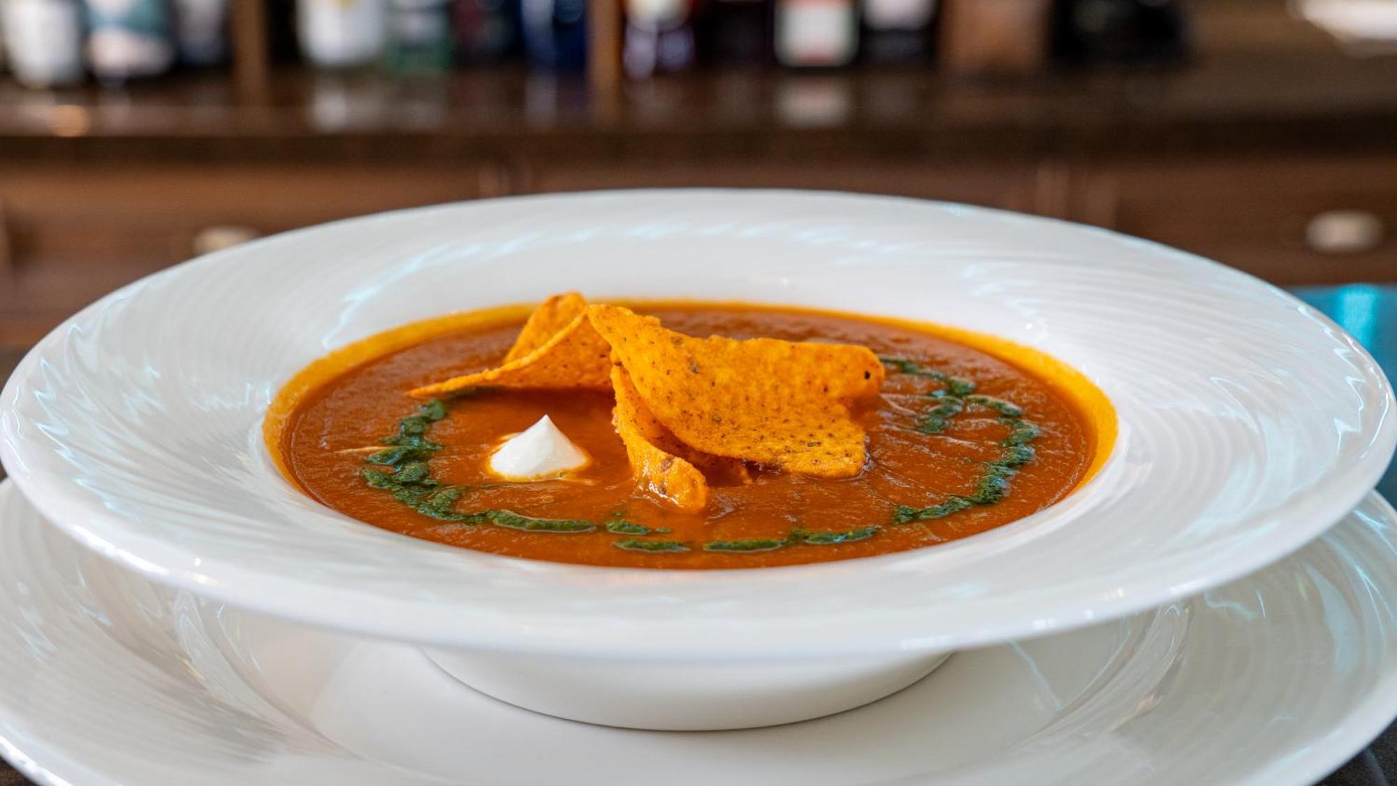 Boutique Odyseja & Spa Ciechocinek Dış mekan fotoğraf A bowl of tortilla soup